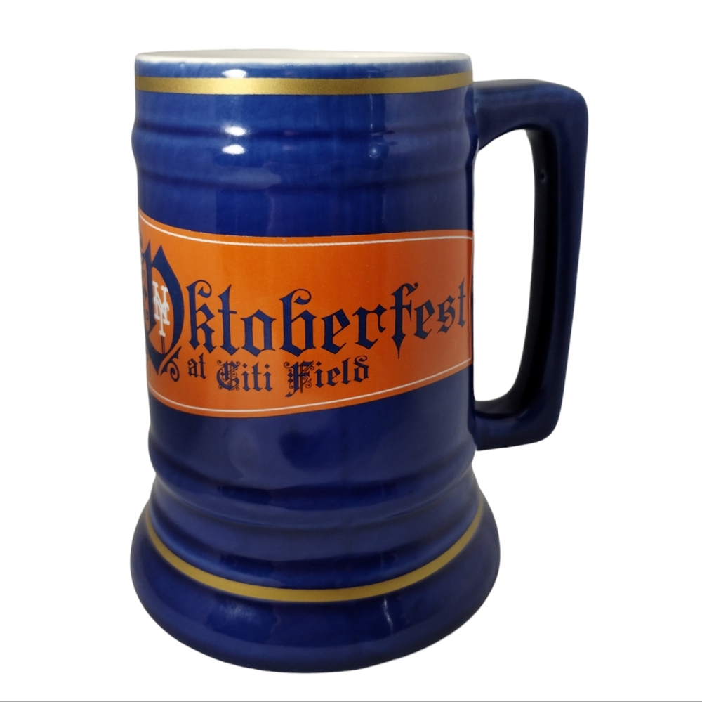 NEW YORK METS Oktoberfest Beer STEIN Mug Large Cup 2017 SGA Germany ceramic NYM